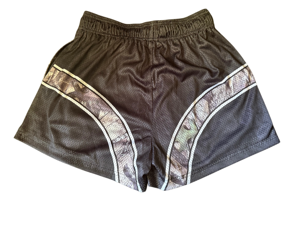 WOODLAND CAMO SHORTS