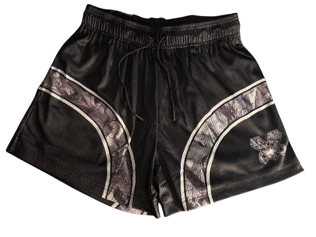 WOODLAND CAMO SHORTS