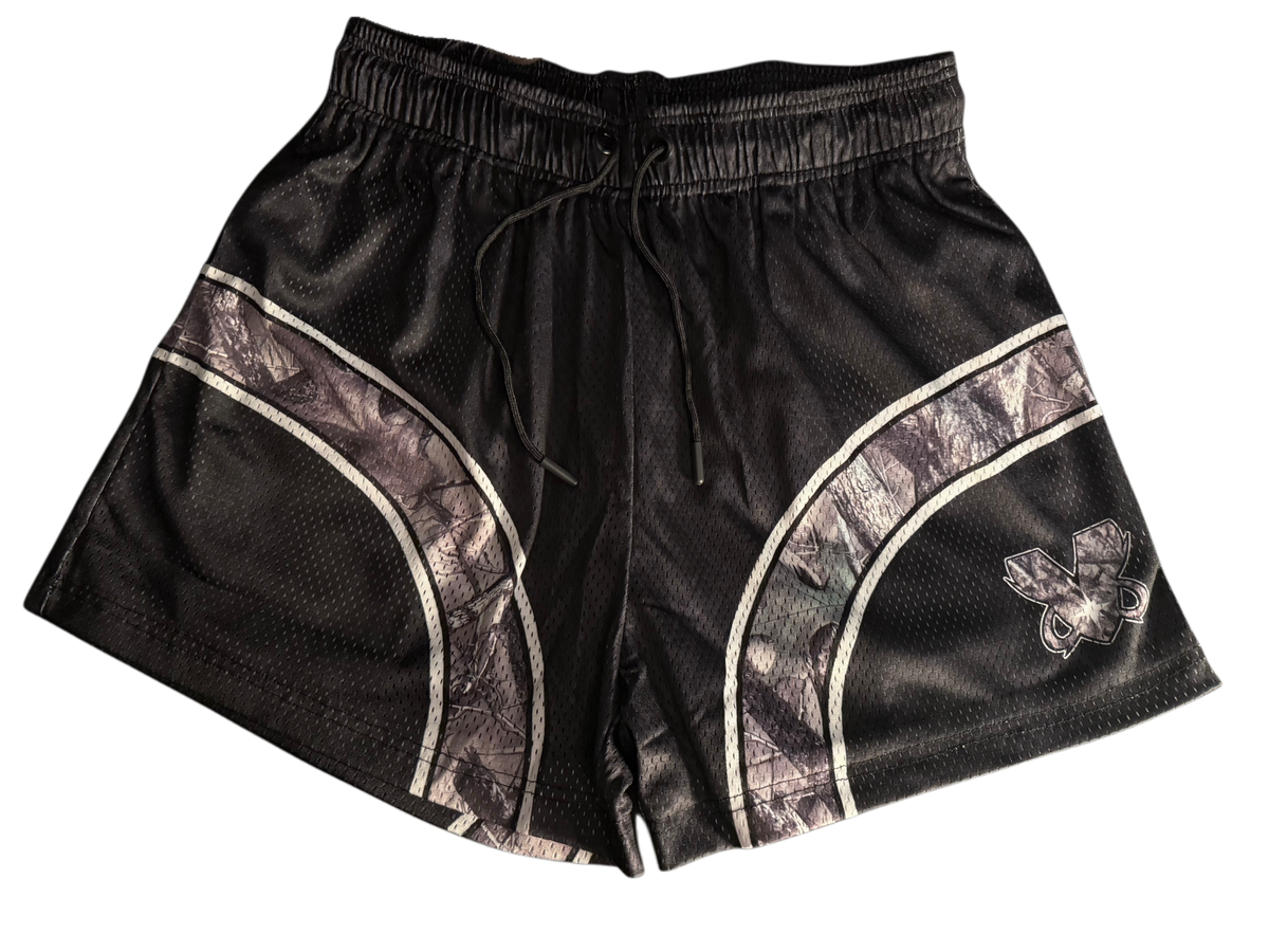 WOODLAND CAMO SHORTS
